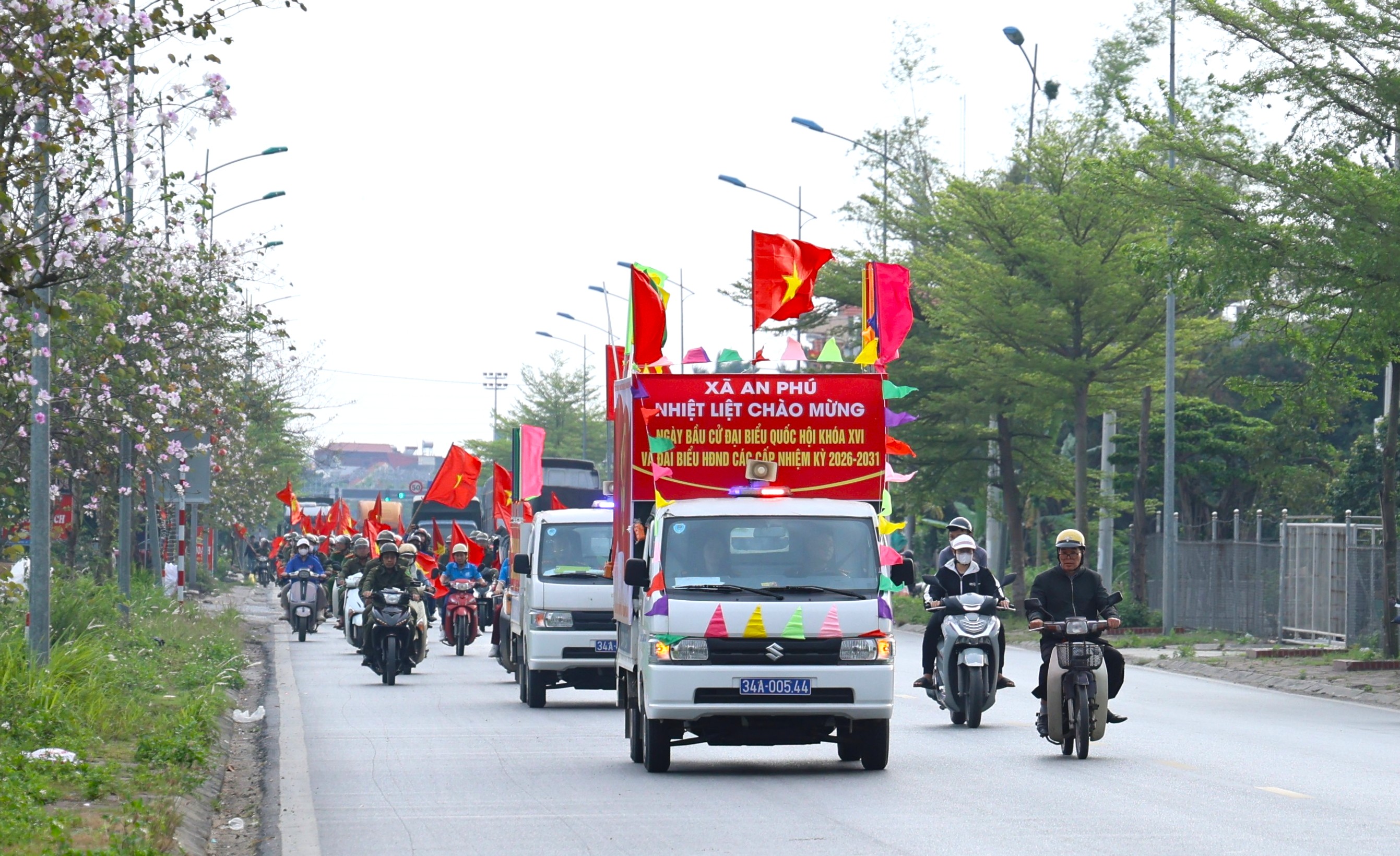 Công an xã An Phú tổ chức tuyên truyền về cuộc bầu cử đại biểu Quốc hội khóa XVI và bầu cử đại biểu Hội đồng nhân dân các cấp nhiệm kỳ 2026 – 2031